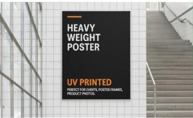 Heavy weight matte poster