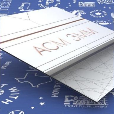 White ACM panel
